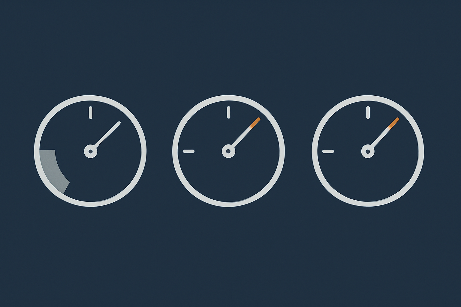 A simple visual showing how different uptime percentages translate into monthly downtime, helping readers see the difference between 99.9%, 99.95% and 99.99% at a glance.