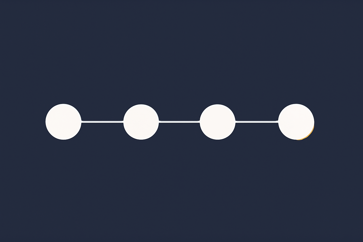 A simple 4‑step horizontal timeline representing the four weeks of the 30‑day optimisation plan, each step visually distinct but minimal so it can sit alongside the written checklist.