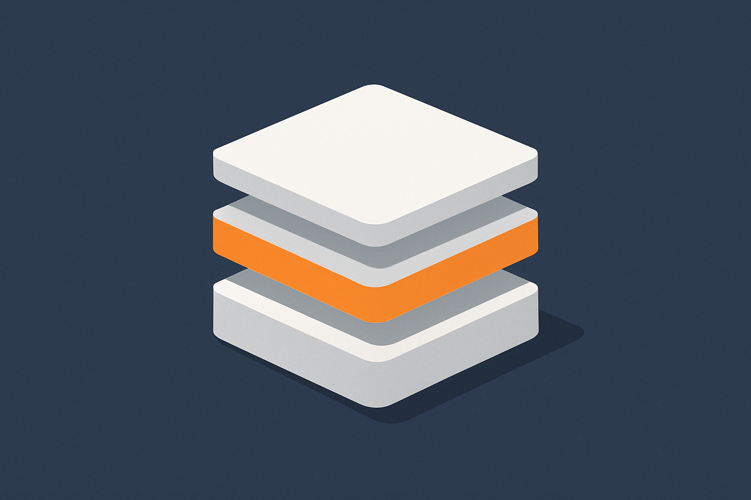 A layered stack illustration showing data centre, network, server, operating system and application as separate tiers, with only some layers visually highlighted to represent the usual SLA coverage vs what remains the customer’s responsibility.