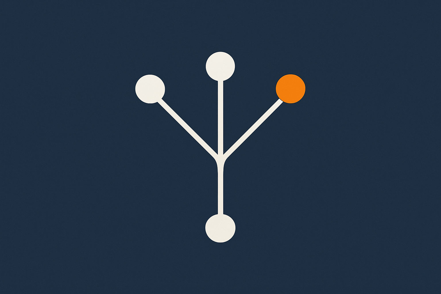 A high level branching path illustration that visually suggests different routes, such as unmanaged, managed single server, and managed multi server, without detailed technical labels.
