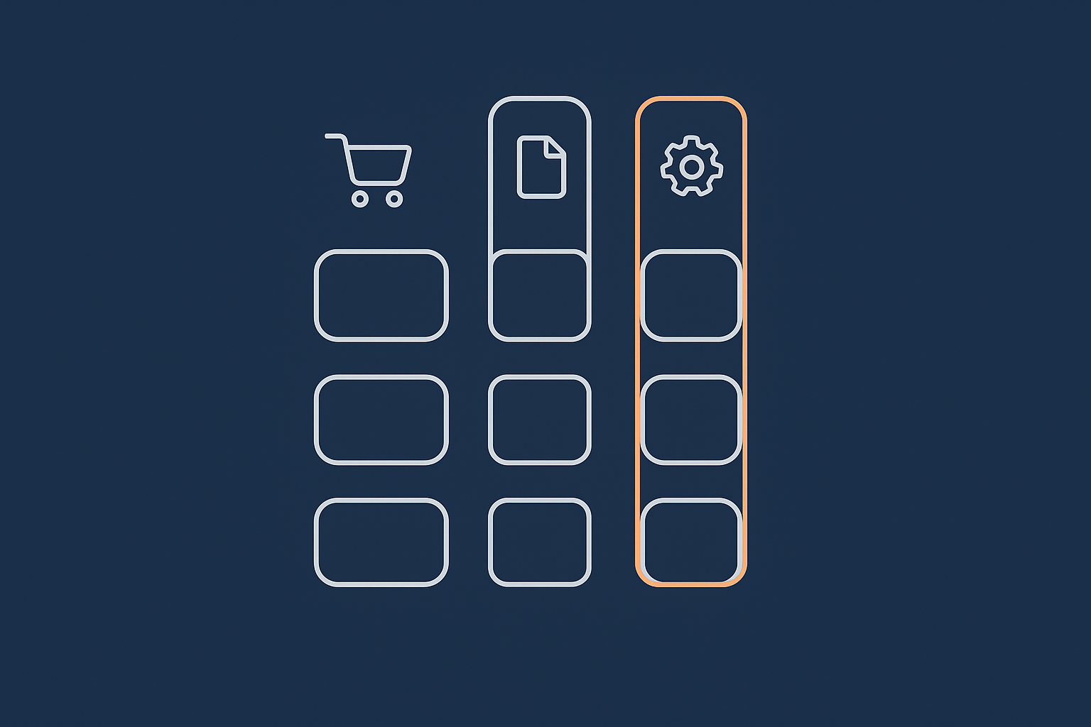 A matrix style illustration that shows three tiers of systems (critical, important, nice to have) and different levels of resilience applied to each.