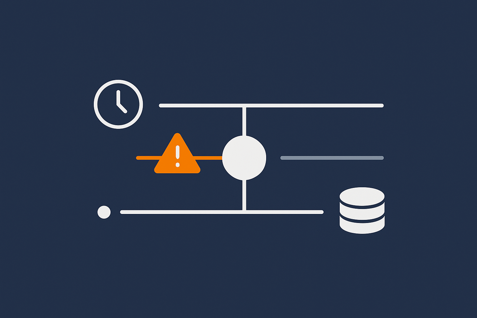 A simple visual comparing uptime percentage, RTO and RPO on a timeline so readers can see how they relate to each other and to an incident.
