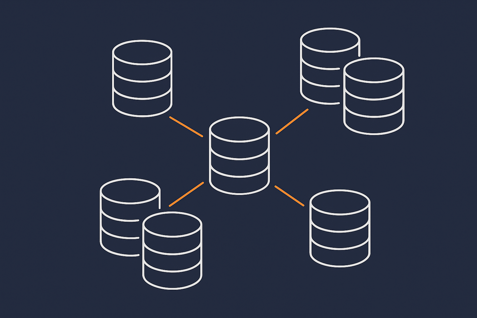 A simple diagram showing the main WordPress and WooCommerce tables grouped by purpose, to help non-technical readers see what holds content, orders, users and logs.
