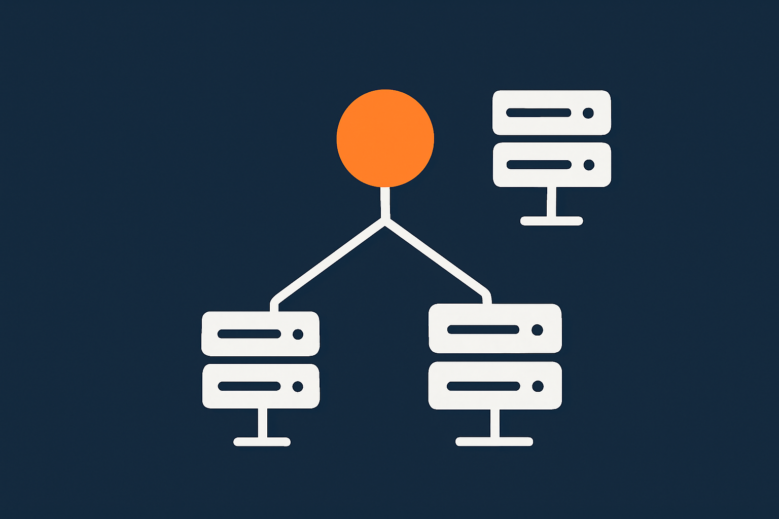 A simple decision tree style graphic that visually represents the choice between optimising further or upgrading to different hosting types when CPU and RAM are still maxed out.