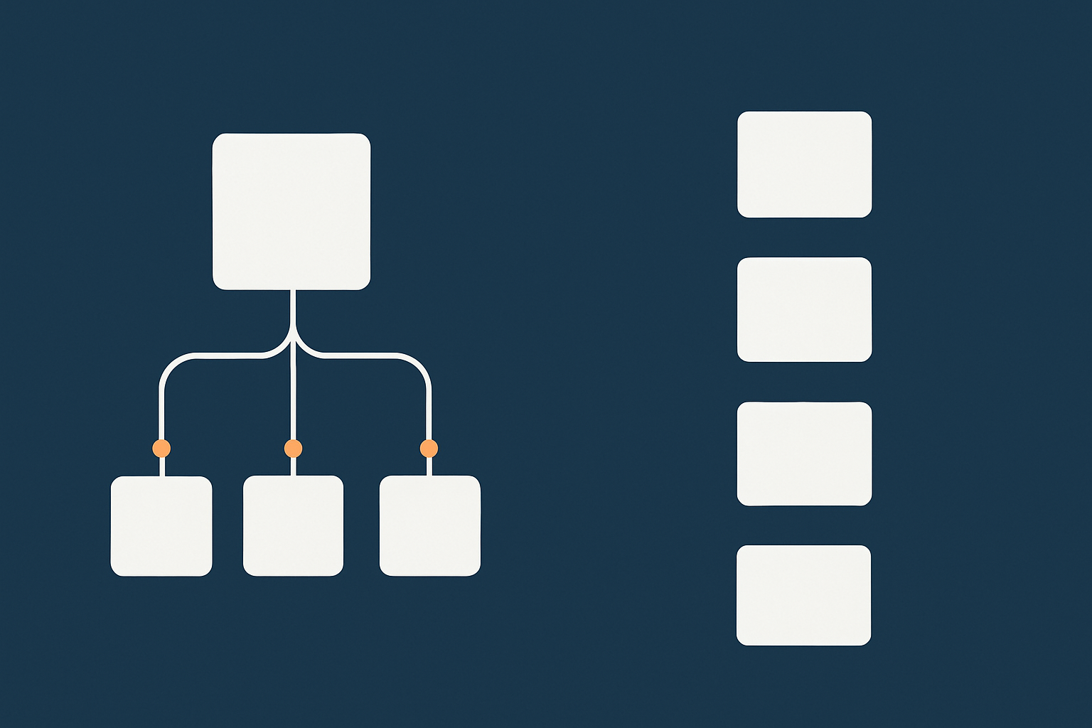 A side by side diagram comparing a single Multisite network with many sites sharing one codebase, against several independent WordPress installs each with their own resources.