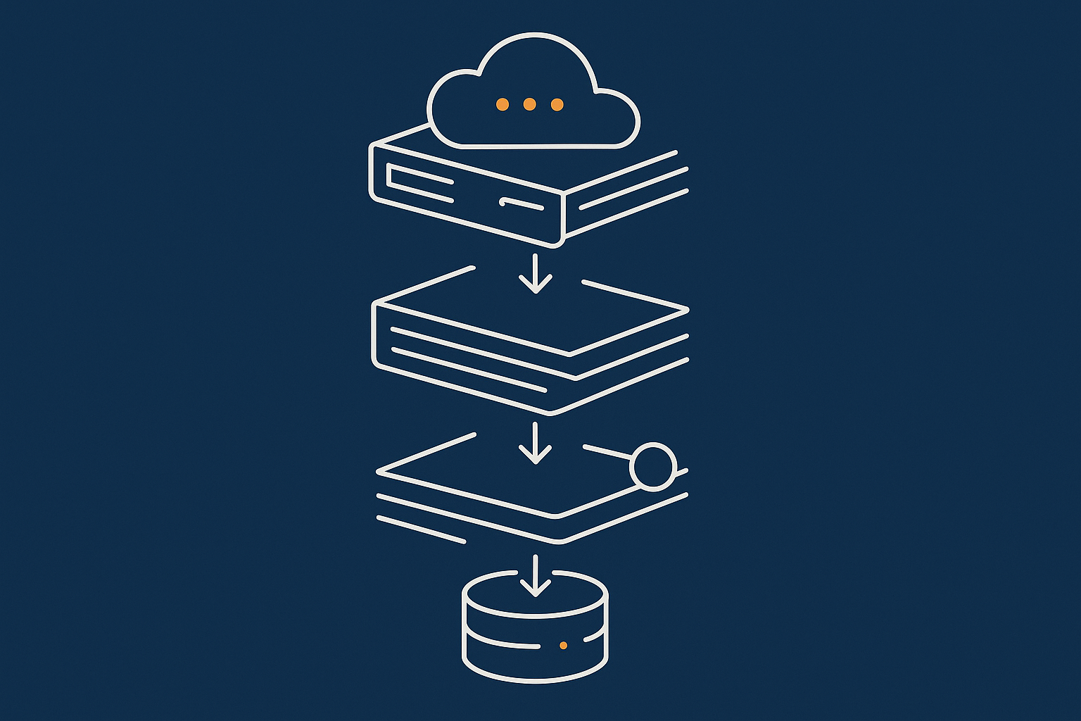 Layered illustration of a single server WordPress stack, showing network/CDN, page cache, PHP opcache, object cache and the database to explain where each cache lives.